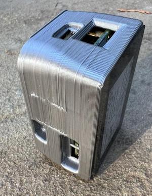 Pwnagotchi case for raspberry pi zeroW/2W with Touch E-paper and UPS-HAT