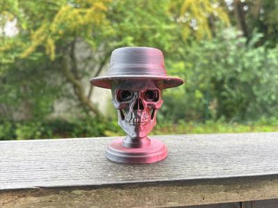 Skull with Straw Hat