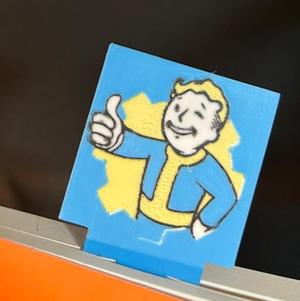 Fallout bookmark - only 4 colors