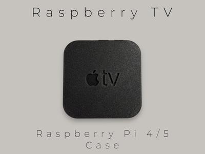 "Raspberry TV" - Raspberry Pi Apple TV Case