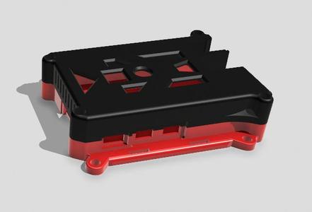 Raspberry 5 case - optimized for 45º printers