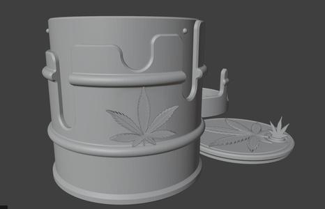 Drippy Weed Drum - Decor Set