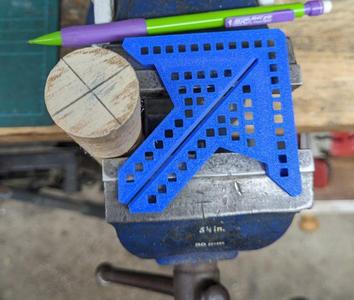 Centre Finder and Marker Tool for rods up to 110mm diam and squares up to 110mm square