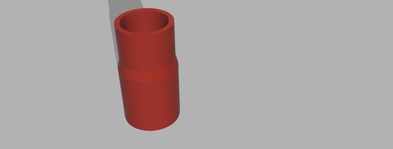 3.125" OD to 2.875" OD Pipe Reducer