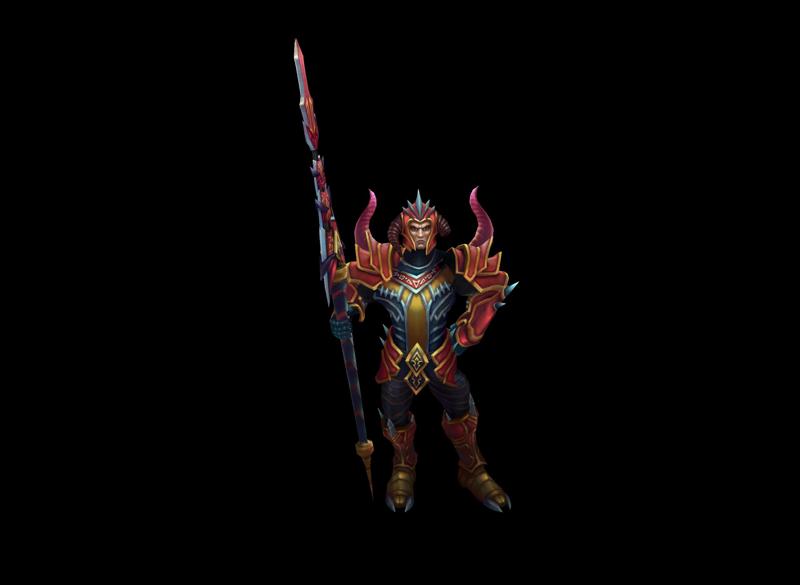 Dragonslayer Jarvan IV League of Legends 3D print model