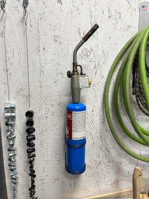 Two Piece Wall Mount Propane Torch Holder