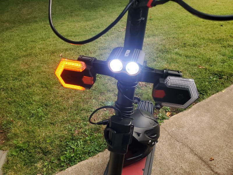 Turn signal and headlight brackets for Zero10x and related scooters
