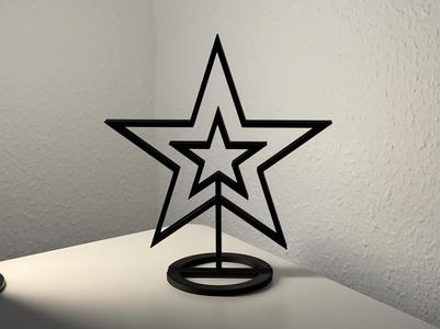 Christmas Star Table Decoration
