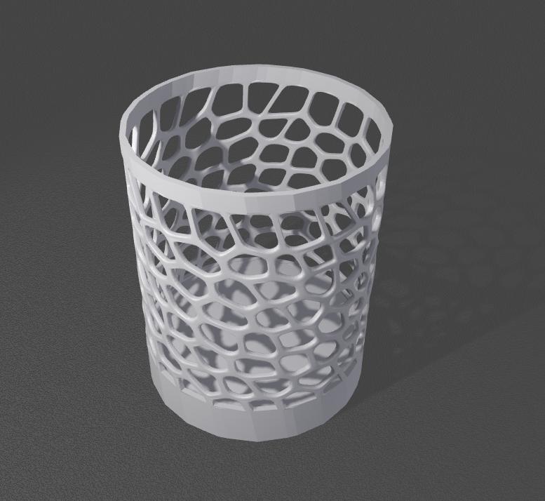 Voronoi Pencil Holder