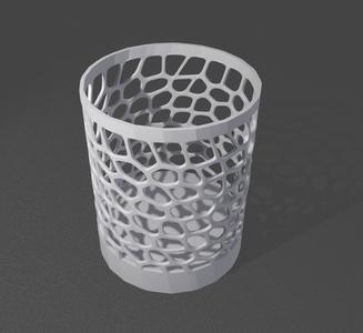 Voronoi Pencil Holder
