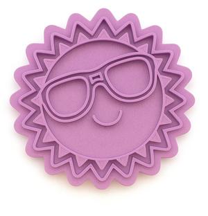 SUN WITH GLASSES COOKIE CUTTER