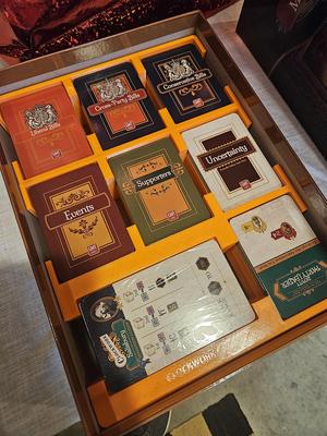 Prime Minster board game storage