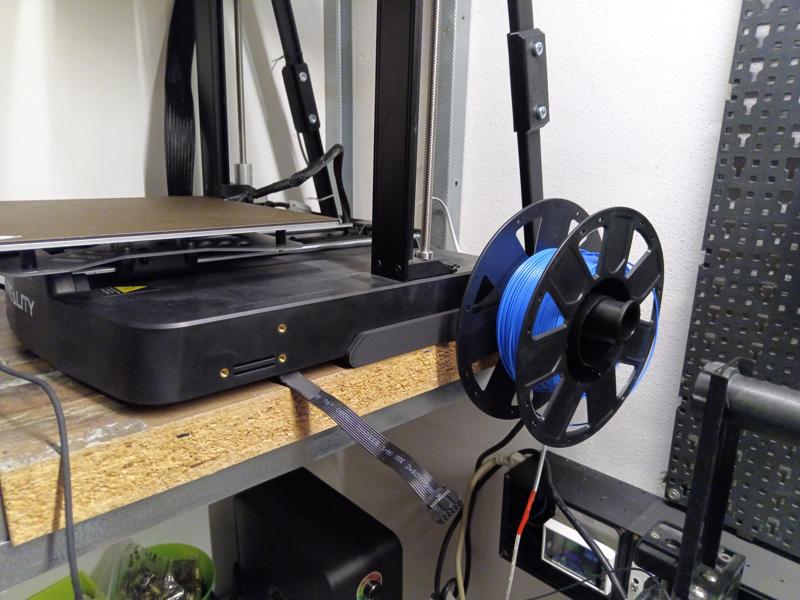 Side spool holder with anti shake construction - Ender 3 v3 KE