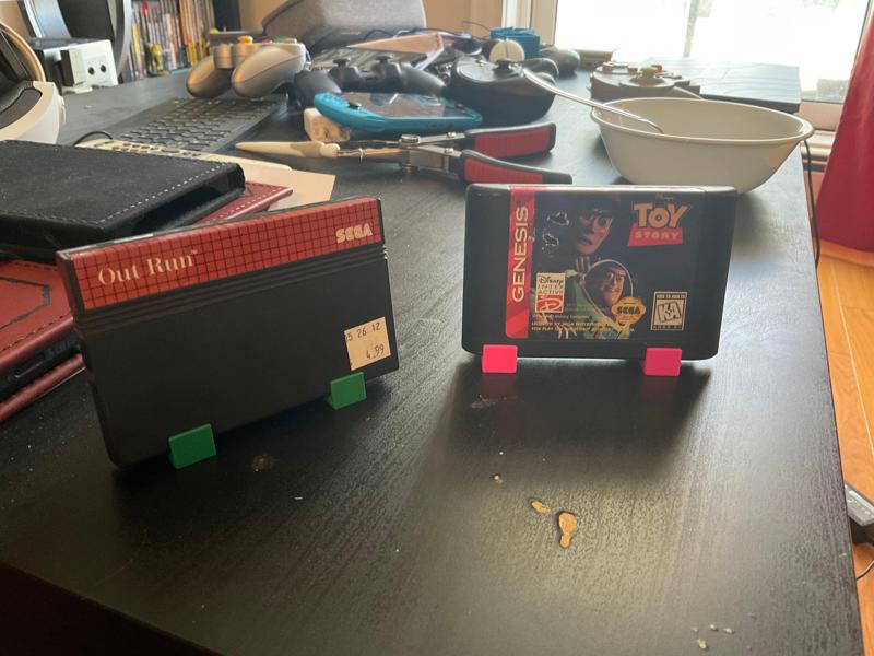 Sega Cartridge Display Stands