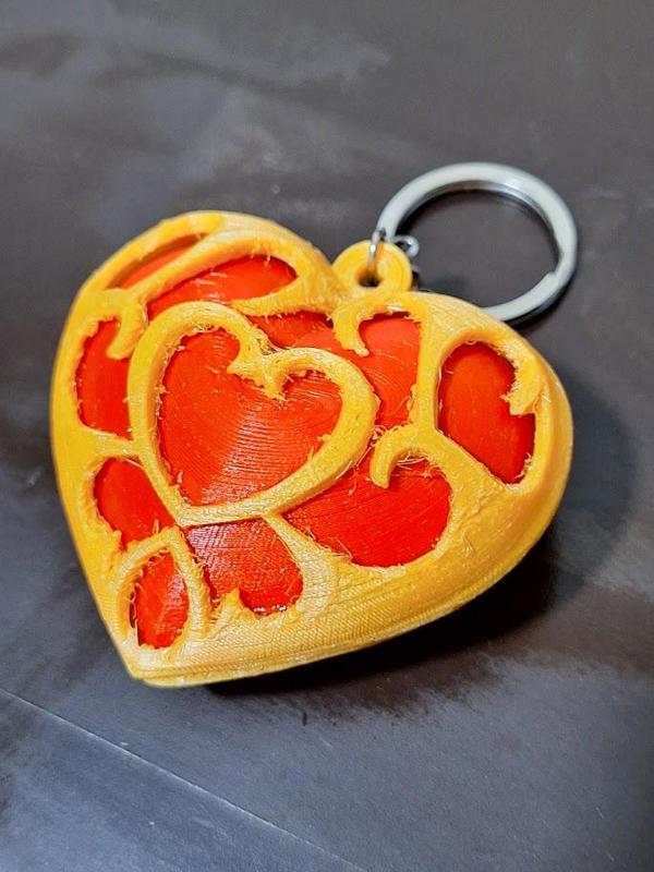 Heart Container Keychain - The Legend of Zelda