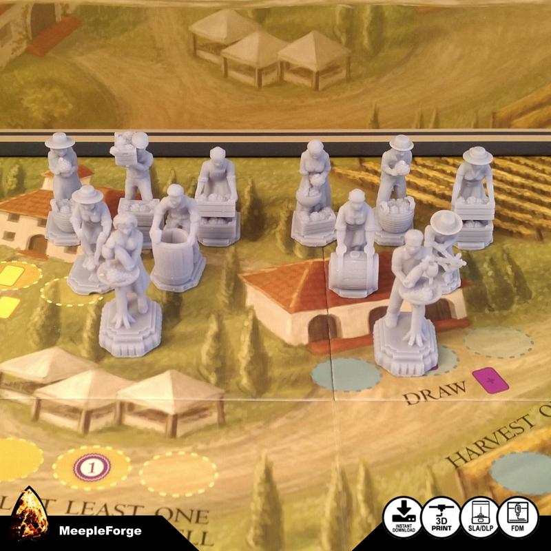 Viticulture Essential Edition Upgraded Workers