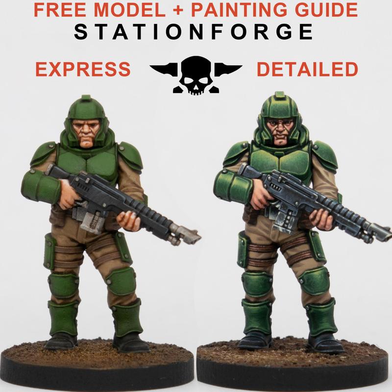 Vaskar Infantry Mini Painting Guide + Model