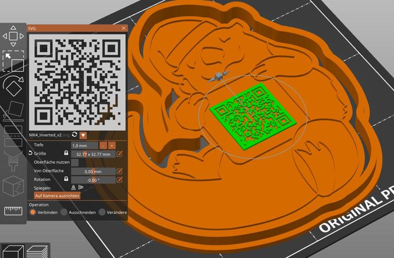 Put your Wish List QR Code on a Cookie with PrusaSlicer 2.7