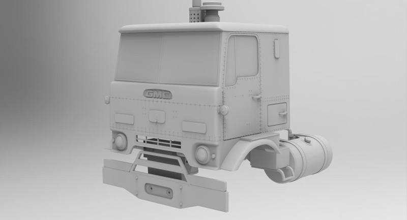 GMC CRACKERBOX DFR 8000 SLEEPER CAB V1  1/14