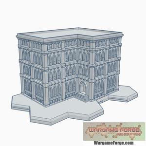 Gothic Building 86 with Hex Base GHB086