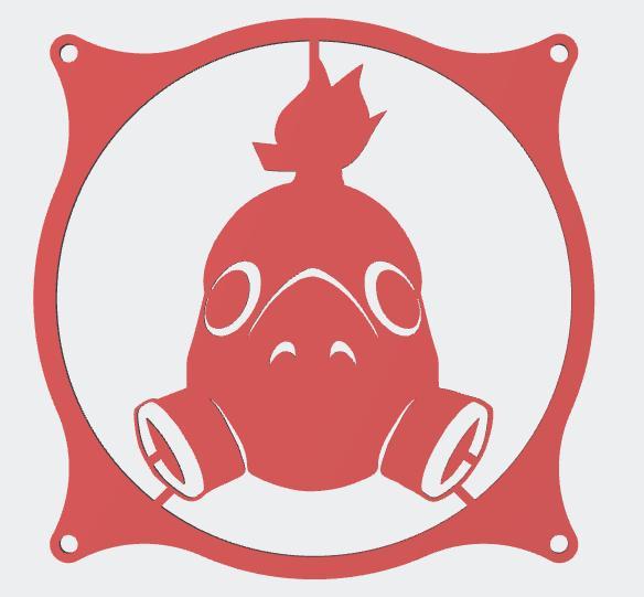 Overwatch Roadhog 120mm Fan Cover