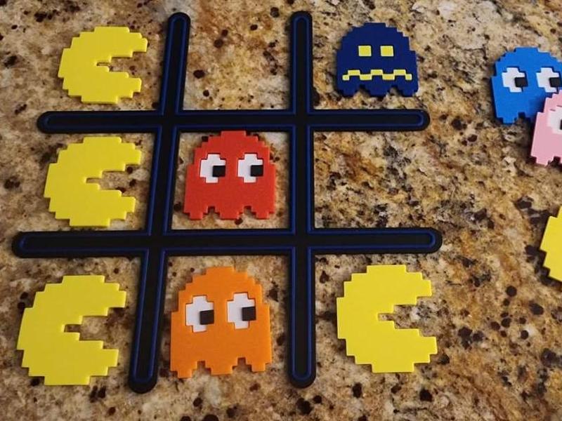 Tic-Tac-Pac, Pac-Man Themed Tic-tac-Toe!