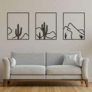 Desert Landscape Wall Art, Desk Art, 2D framed art