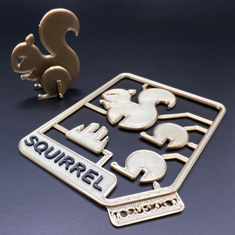 Cute Squirrel Kit Card