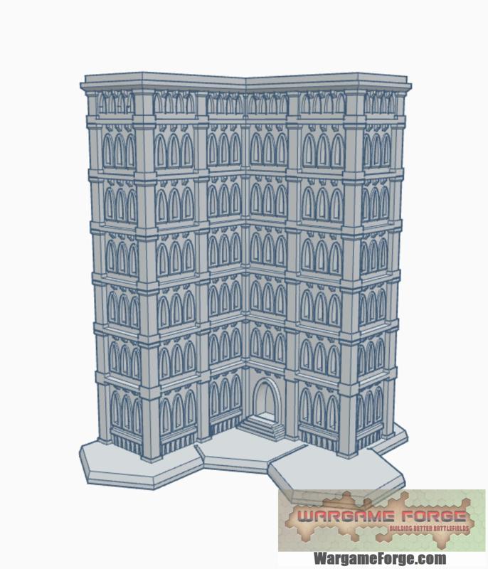 Gothic Building 41 with Hex Base GHB041