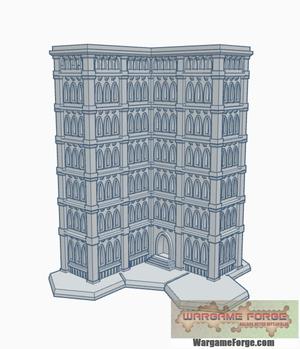 Gothic Building 41 with Hex Base GHB041