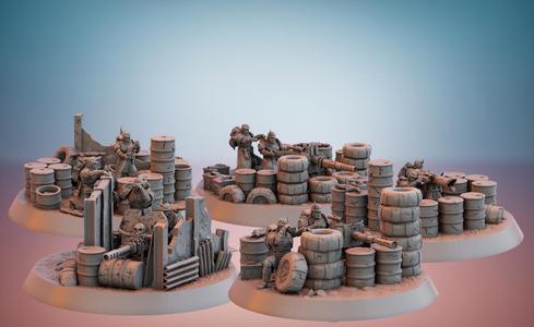 Cult Guard. Heavy Weapon Teams (Bundle).