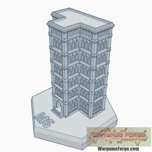 Gothic Building 33 Hex Map Scale HMSG033