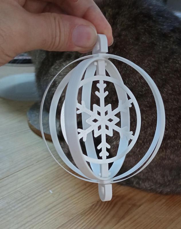 2d-3d Christmas Ball