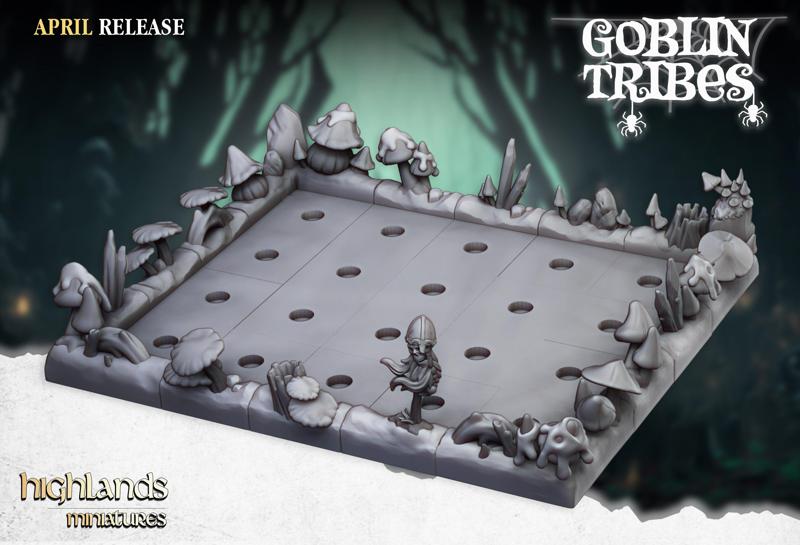 Swamp Modular Movement Tray - Highlands Miniatures