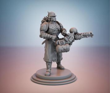 Cult Guard. Flamethrower specialist.