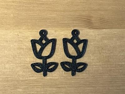 flower earrings