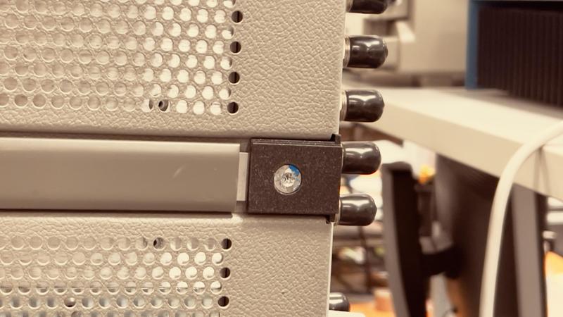 HP 8753 series NWA strap bracket replacement.