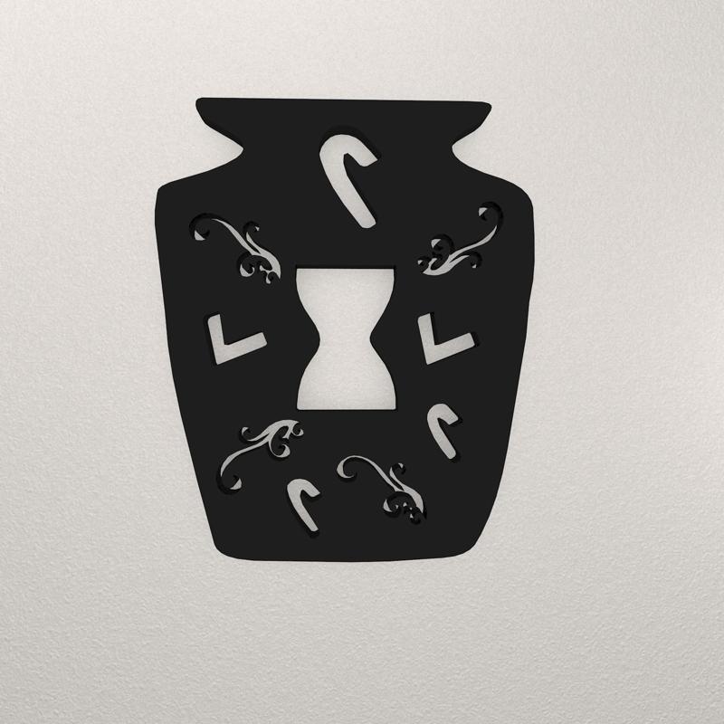 Vase Wall Decoration WANISHI39