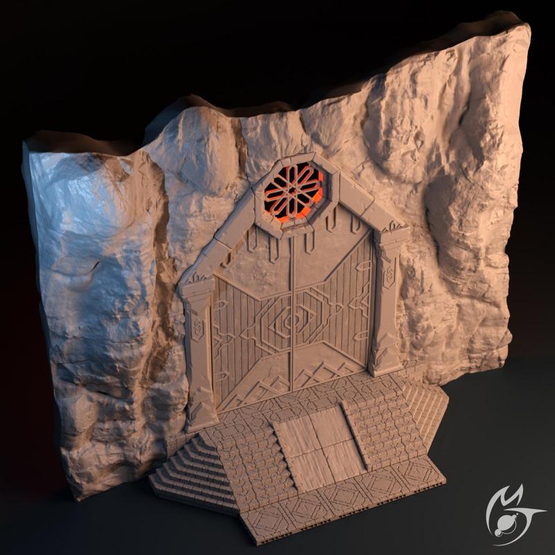 The Dwarven Doors of Baragun - Modular Terrain