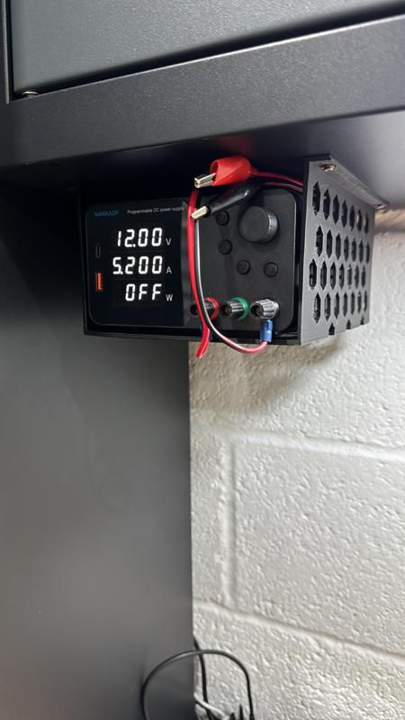 Power supply mount for Nankadf Programable DC Power Supply