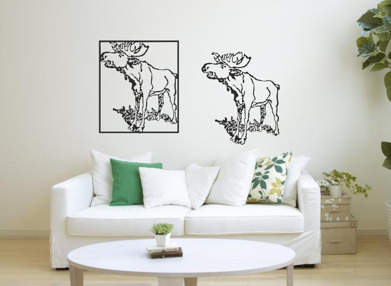 Moose calling - Wall art Decor