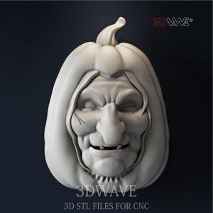 HALLOWEEN PUMPKIN  3d stl file for CNC