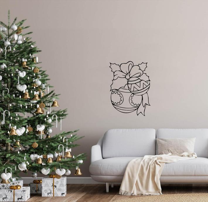 Christmas: Tree Balls I Wall Decor
