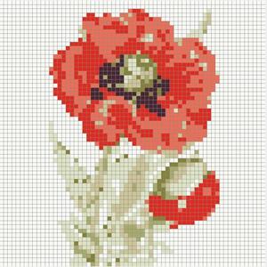 Poppy pixel puzzle