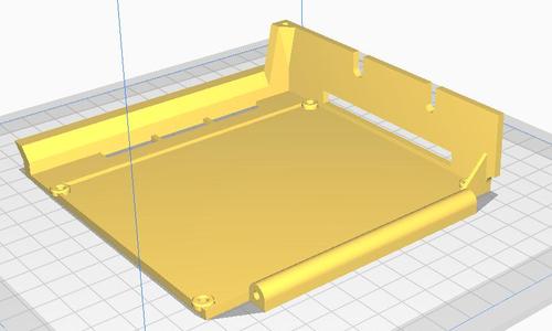 Ender 3 (Pro) Rear Electronics Case - Duet 2 WiFi - Right side