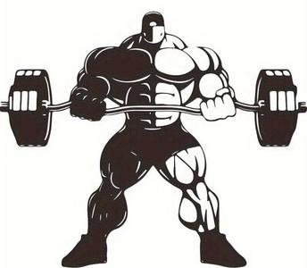 Fitness Lifting Muscle wall decor