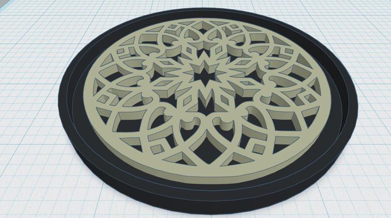 Gothic Rose Window Coaster 27