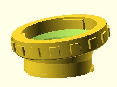 Micro 4/3 (MFT) Tilt Lens Adapter - WIP