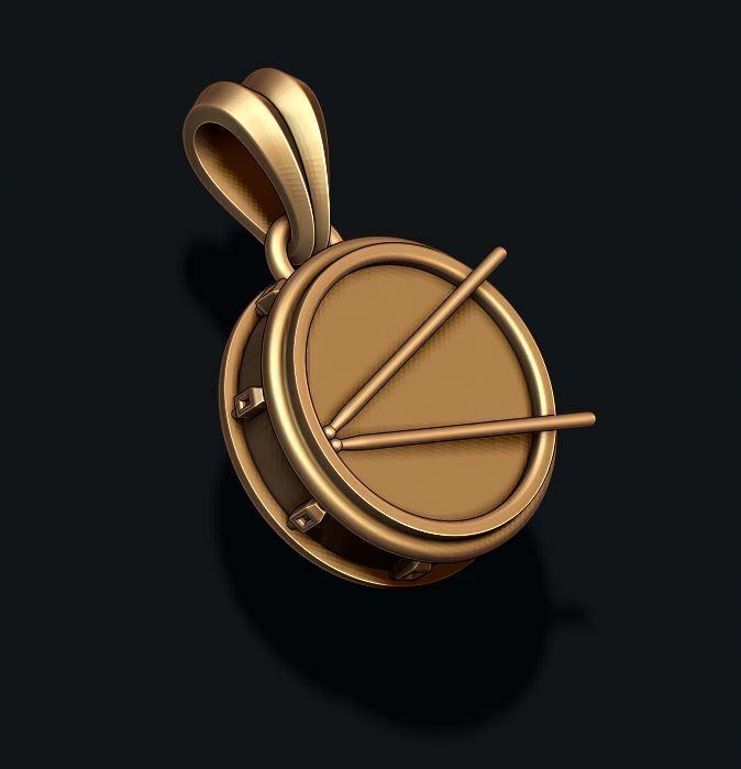 drum pendant 3D print model