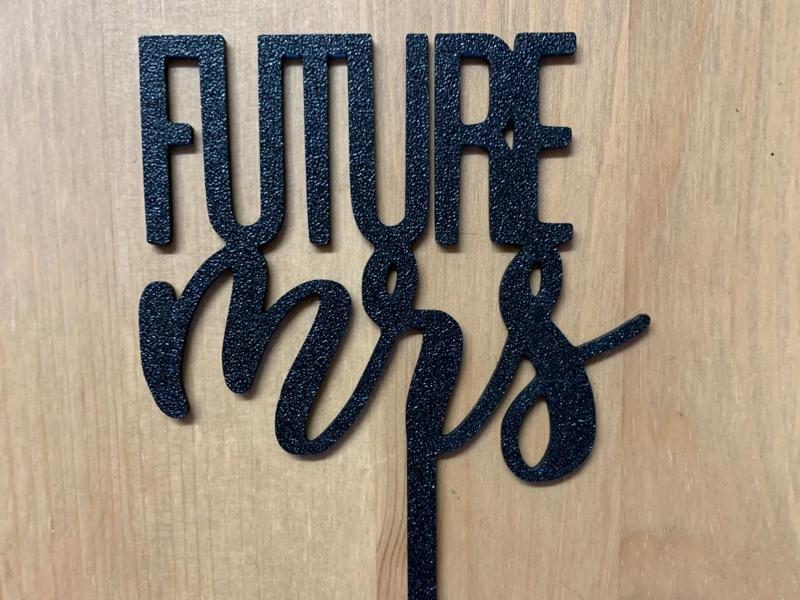 Future Mrs Cake Topper